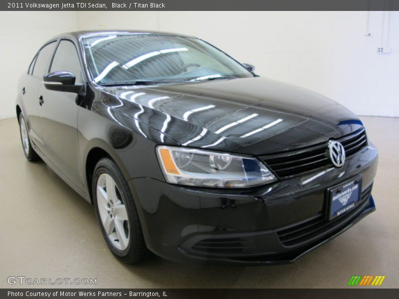 Black / Titan Black 2011 Volkswagen Jetta TDI Sedan