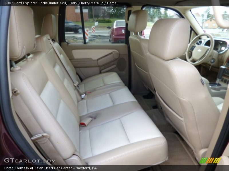Dark Cherry Metallic / Camel 2007 Ford Explorer Eddie Bauer 4x4