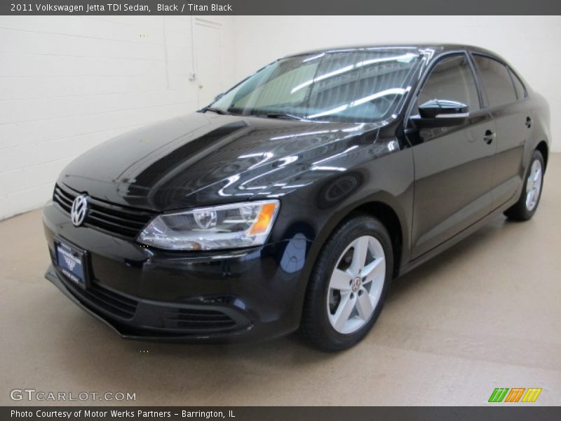 Black / Titan Black 2011 Volkswagen Jetta TDI Sedan