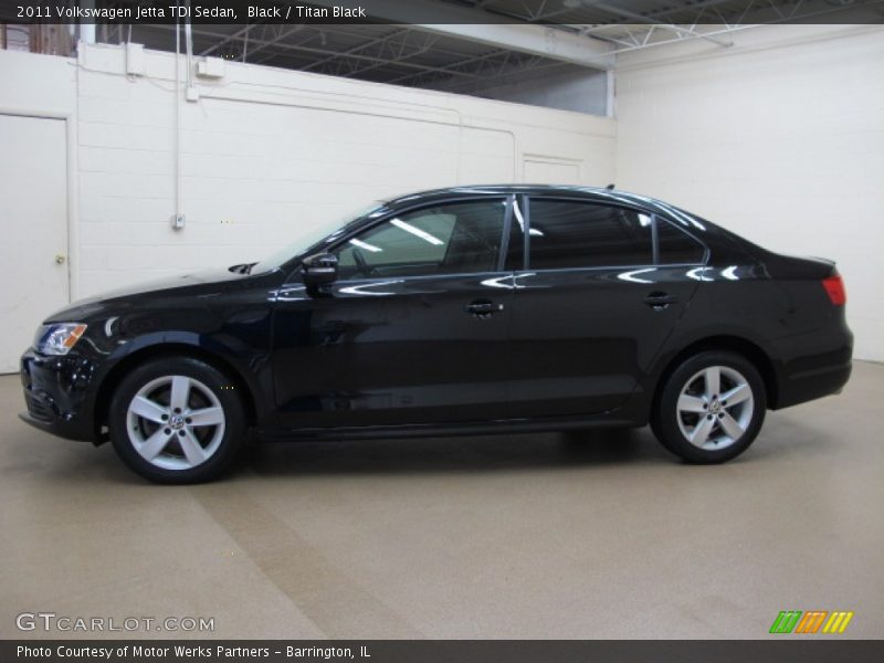 Black / Titan Black 2011 Volkswagen Jetta TDI Sedan