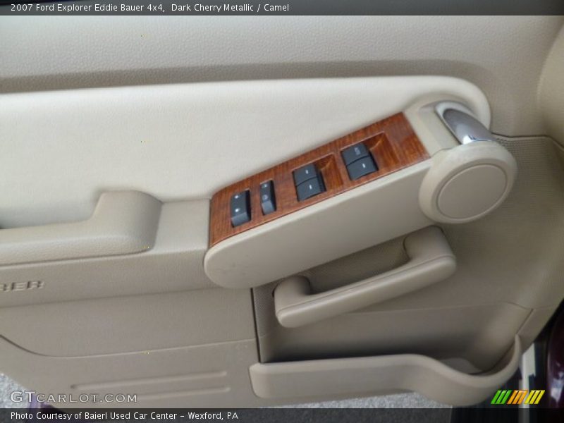 Dark Cherry Metallic / Camel 2007 Ford Explorer Eddie Bauer 4x4
