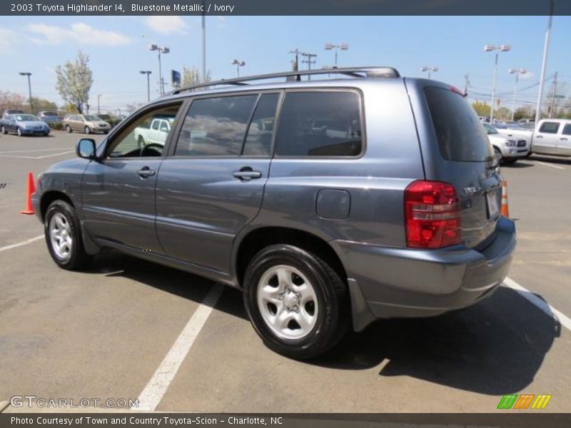 Bluestone Metallic / Ivory 2003 Toyota Highlander I4