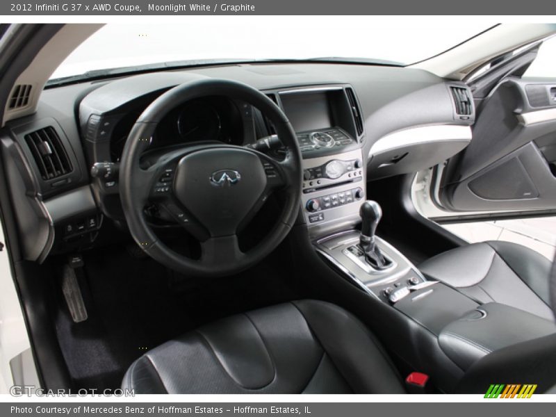  2012 G 37 x AWD Coupe Graphite Interior