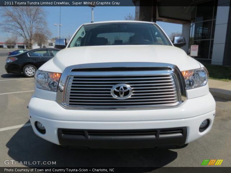 Super White / Graphite Gray 2011 Toyota Tundra Limited CrewMax