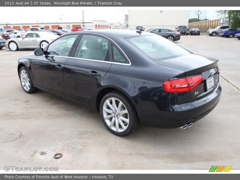 Moonlight Blue Metallic / Titanium Gray 2013 Audi A4 2.0T Sedan