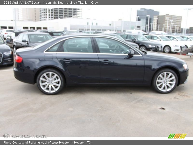 Moonlight Blue Metallic / Titanium Gray 2013 Audi A4 2.0T Sedan