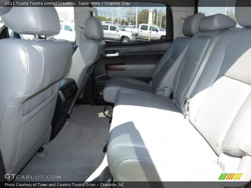 Rear Seat of 2011 Tundra Limited CrewMax