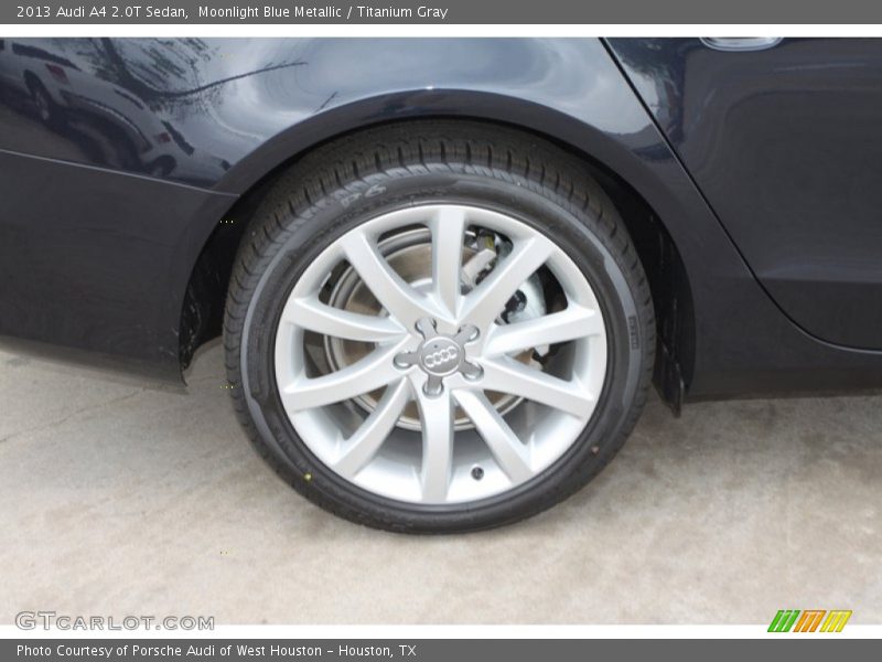 Moonlight Blue Metallic / Titanium Gray 2013 Audi A4 2.0T Sedan