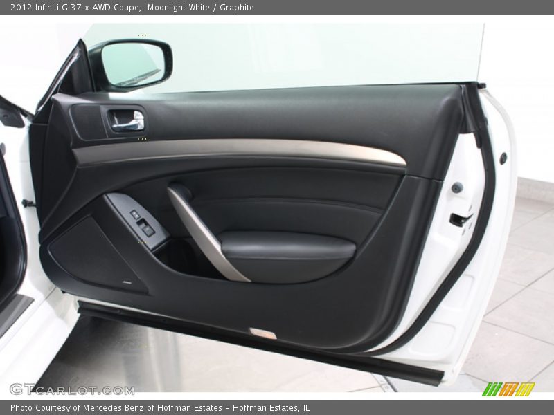 Moonlight White / Graphite 2012 Infiniti G 37 x AWD Coupe
