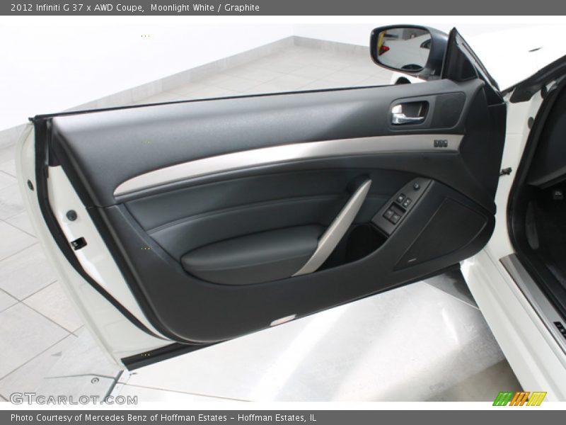 Moonlight White / Graphite 2012 Infiniti G 37 x AWD Coupe