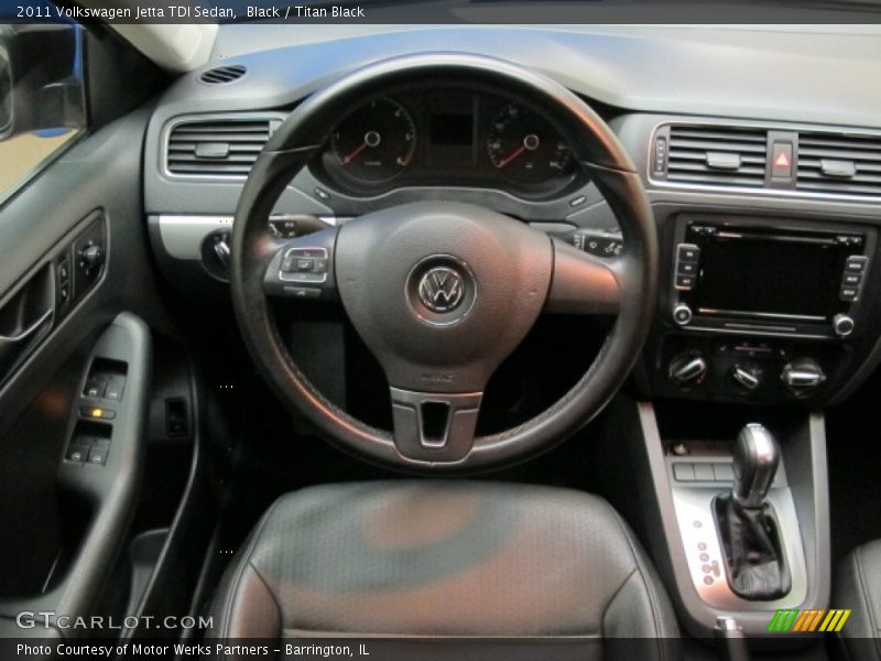 Black / Titan Black 2011 Volkswagen Jetta TDI Sedan