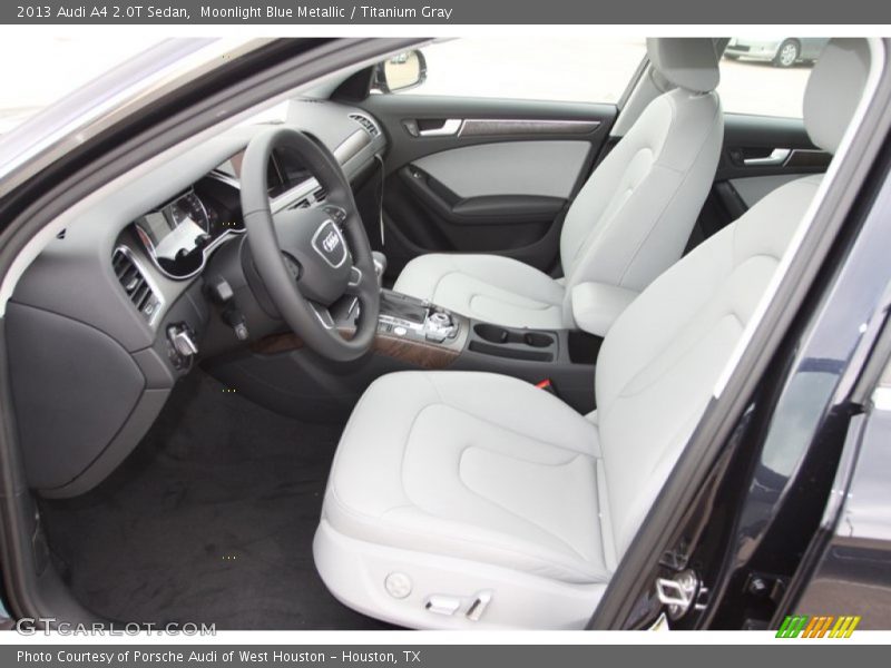 Front Seat of 2013 A4 2.0T Sedan