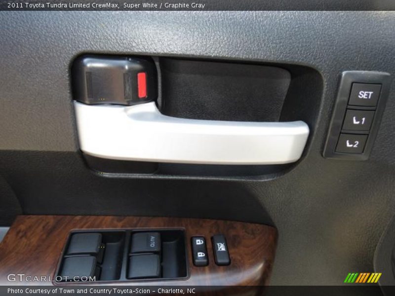 Super White / Graphite Gray 2011 Toyota Tundra Limited CrewMax