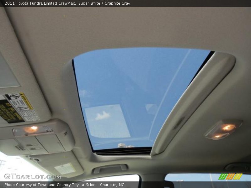 Super White / Graphite Gray 2011 Toyota Tundra Limited CrewMax