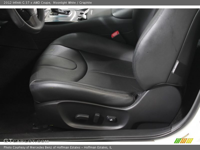 Moonlight White / Graphite 2012 Infiniti G 37 x AWD Coupe