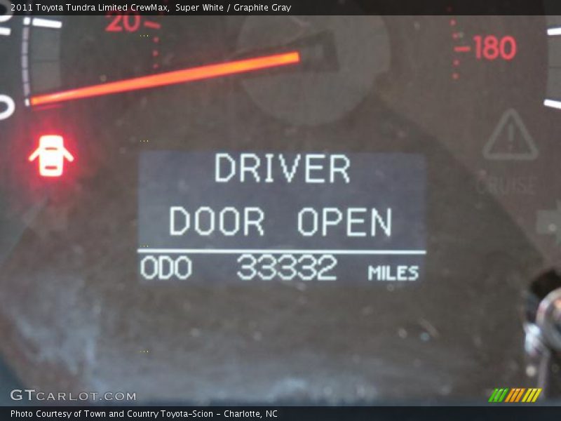 Super White / Graphite Gray 2011 Toyota Tundra Limited CrewMax