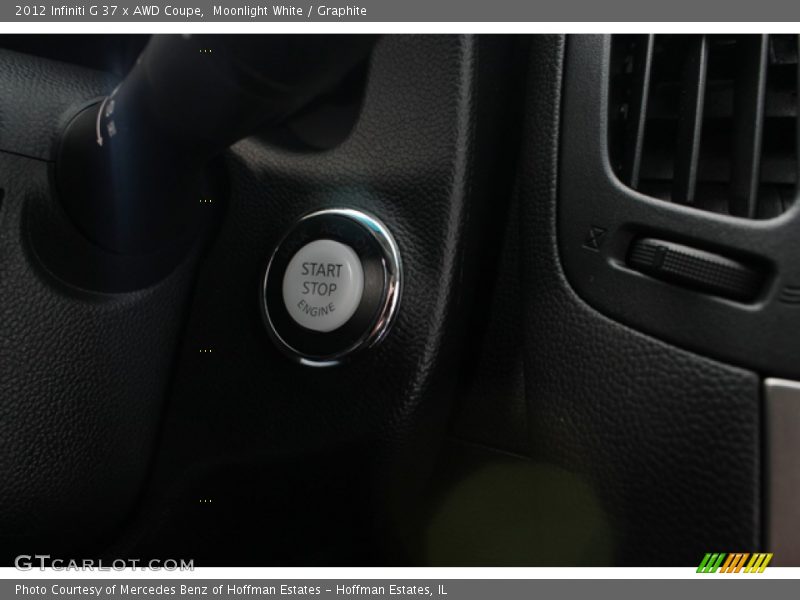 Moonlight White / Graphite 2012 Infiniti G 37 x AWD Coupe