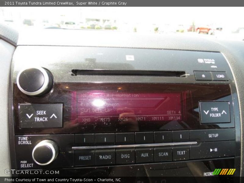 Super White / Graphite Gray 2011 Toyota Tundra Limited CrewMax