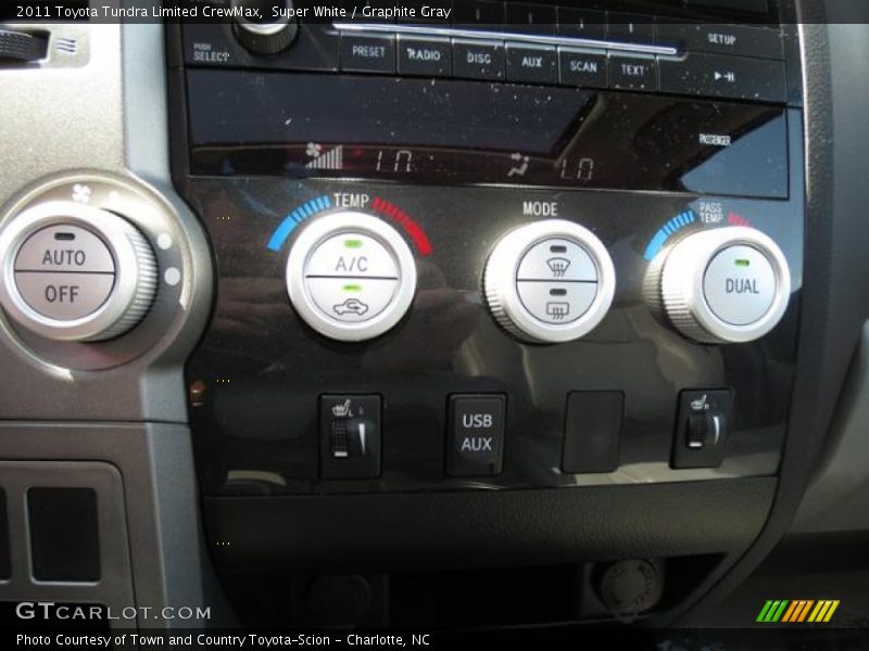 Super White / Graphite Gray 2011 Toyota Tundra Limited CrewMax