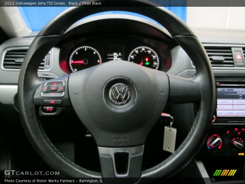 Black / Titan Black 2011 Volkswagen Jetta TDI Sedan