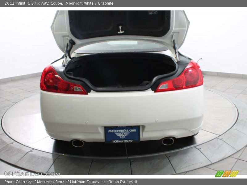 Moonlight White / Graphite 2012 Infiniti G 37 x AWD Coupe