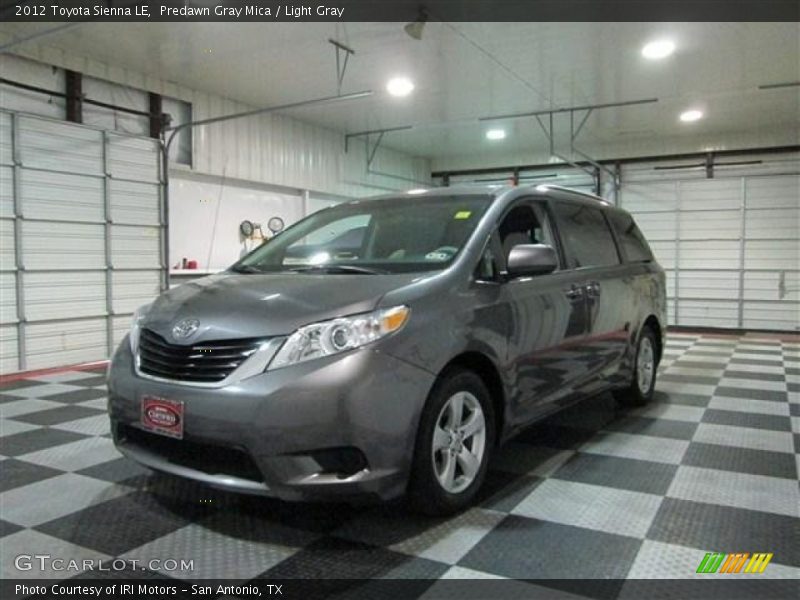 Predawn Gray Mica / Light Gray 2012 Toyota Sienna LE