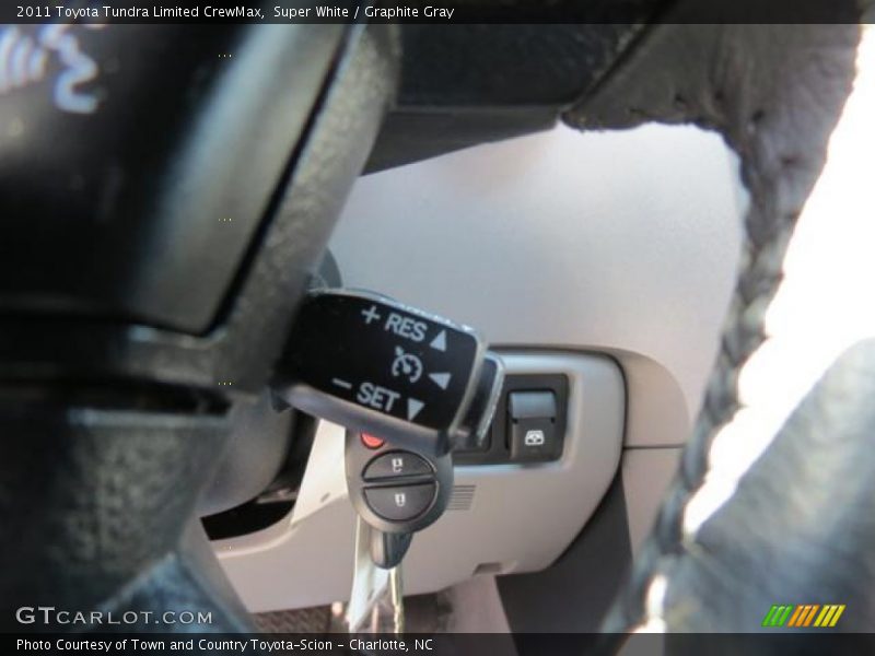 Super White / Graphite Gray 2011 Toyota Tundra Limited CrewMax