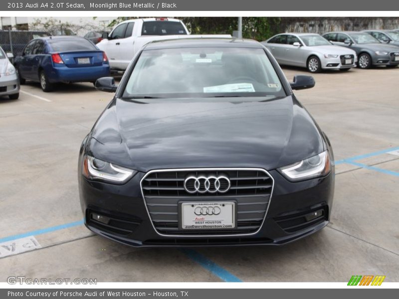 Moonlight Blue Metallic / Black 2013 Audi A4 2.0T Sedan