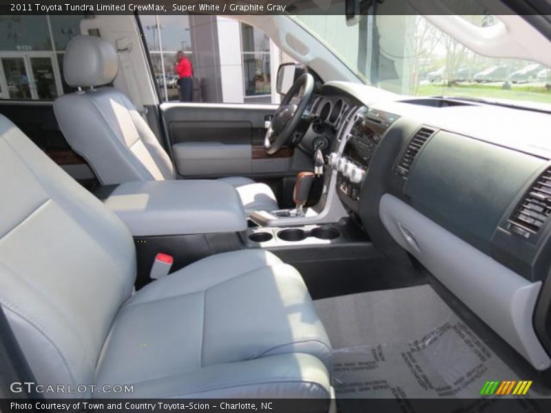 Super White / Graphite Gray 2011 Toyota Tundra Limited CrewMax