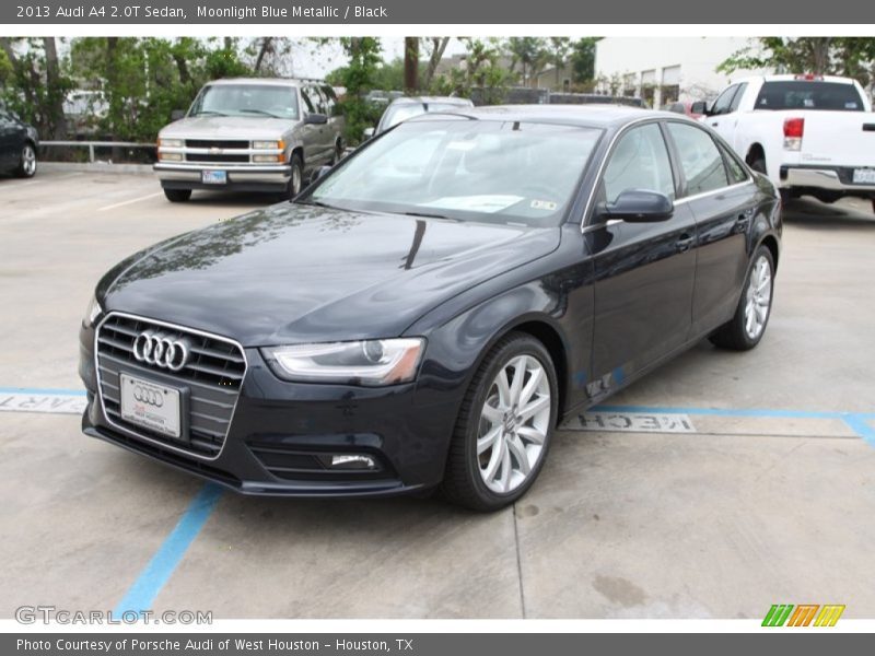 Moonlight Blue Metallic / Black 2013 Audi A4 2.0T Sedan