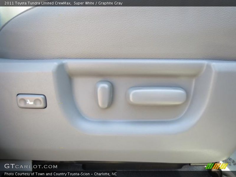 Super White / Graphite Gray 2011 Toyota Tundra Limited CrewMax
