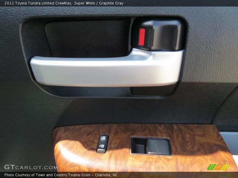 Super White / Graphite Gray 2011 Toyota Tundra Limited CrewMax