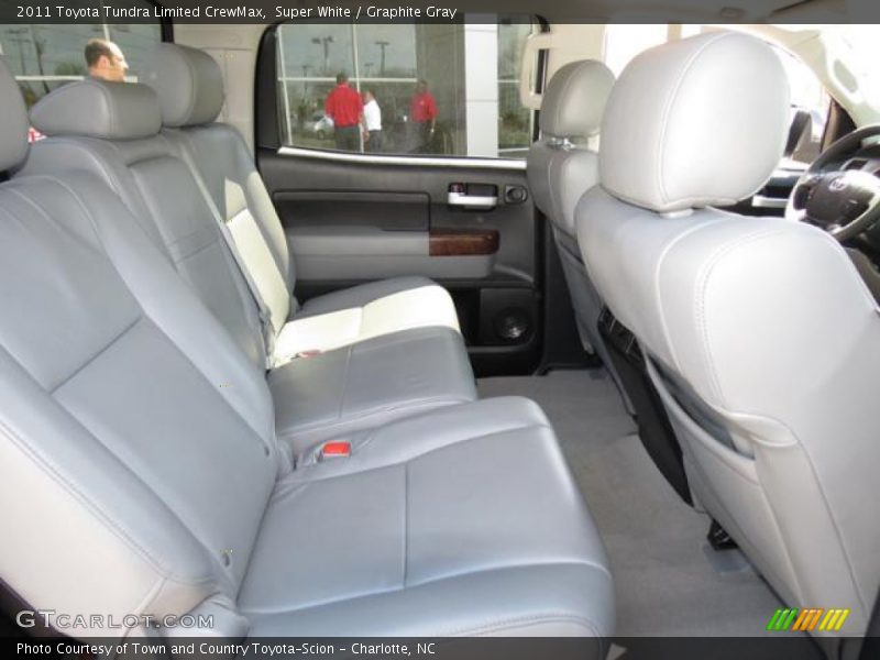 Super White / Graphite Gray 2011 Toyota Tundra Limited CrewMax
