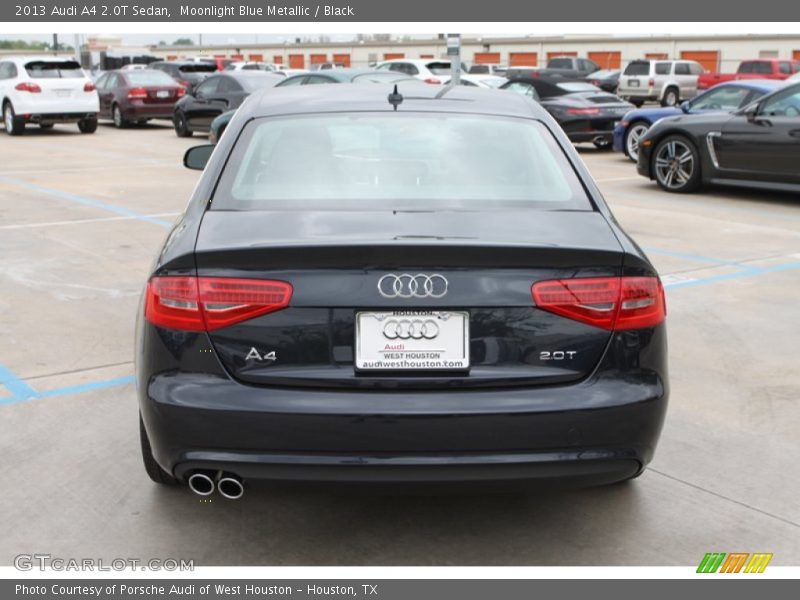 Moonlight Blue Metallic / Black 2013 Audi A4 2.0T Sedan