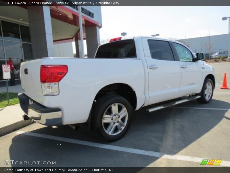 Super White / Graphite Gray 2011 Toyota Tundra Limited CrewMax
