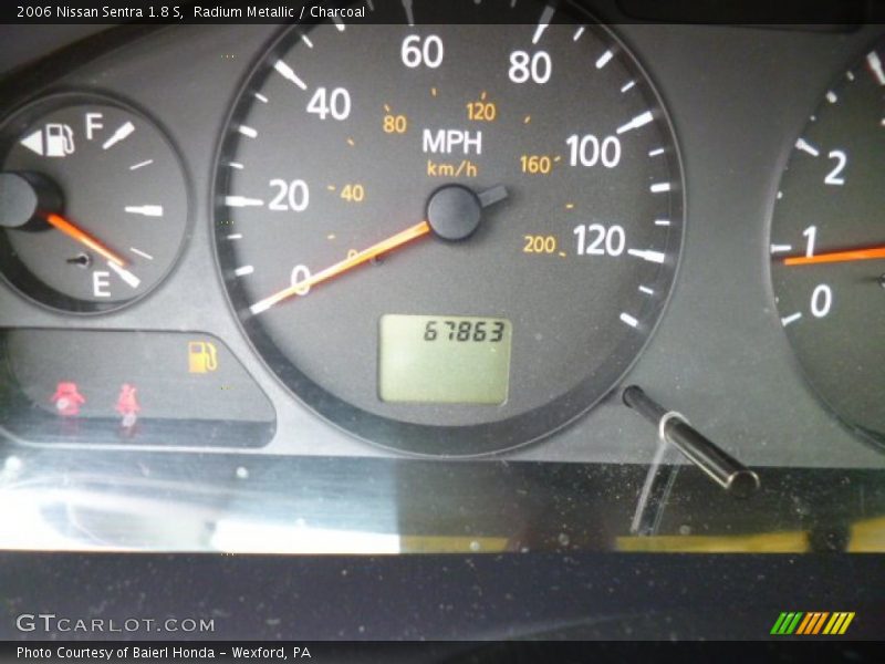 Radium Metallic / Charcoal 2006 Nissan Sentra 1.8 S