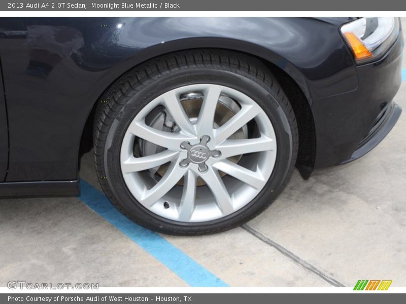 Moonlight Blue Metallic / Black 2013 Audi A4 2.0T Sedan