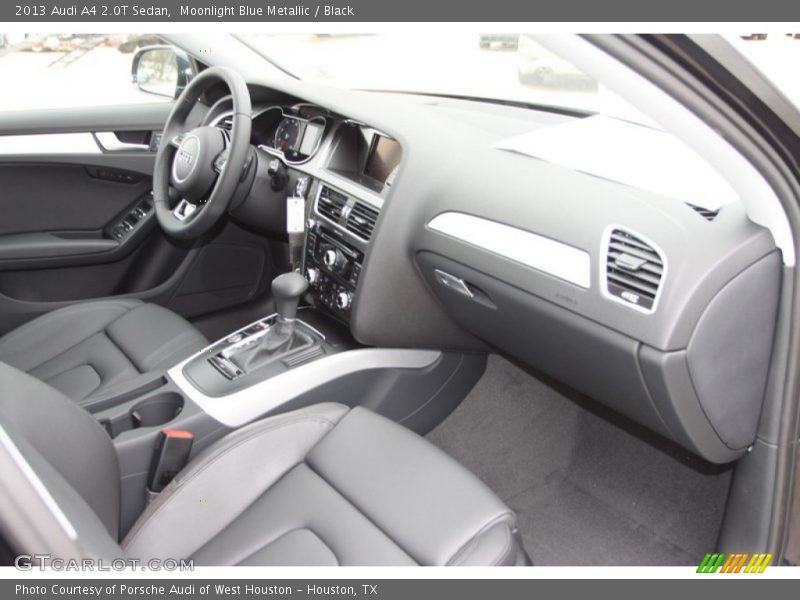 Moonlight Blue Metallic / Black 2013 Audi A4 2.0T Sedan