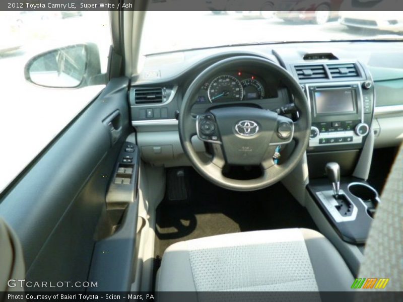 Super White / Ash 2012 Toyota Camry LE