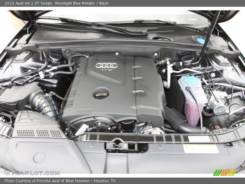 Moonlight Blue Metallic / Black 2013 Audi A4 2.0T Sedan