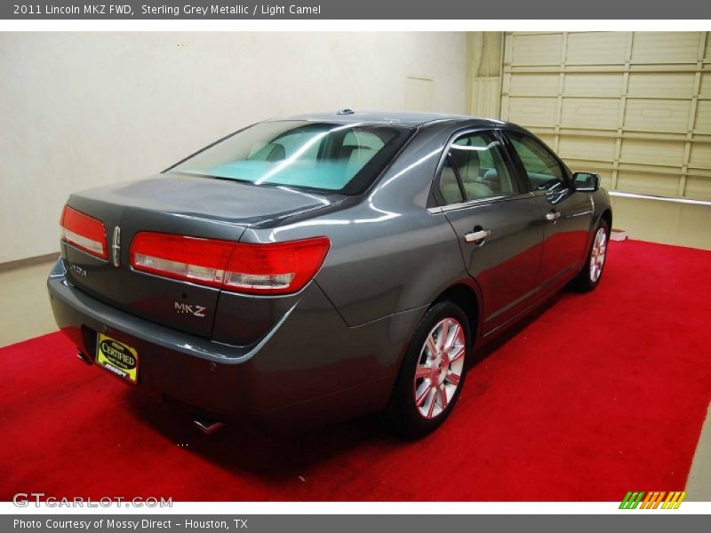 Sterling Grey Metallic / Light Camel 2011 Lincoln MKZ FWD