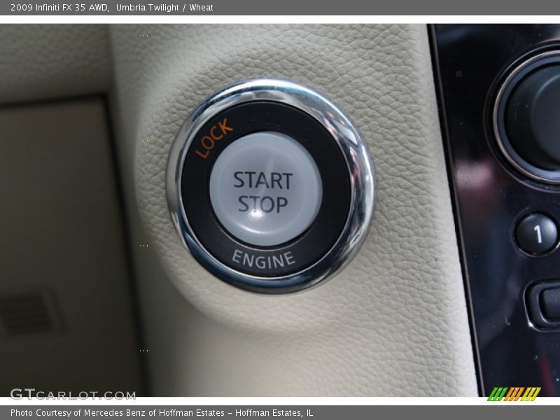 Controls of 2009 FX 35 AWD