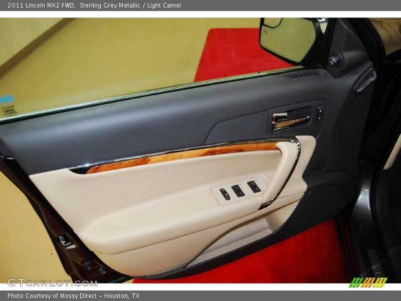 Sterling Grey Metallic / Light Camel 2011 Lincoln MKZ FWD
