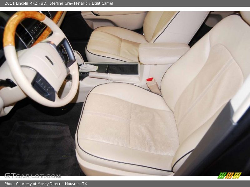 Sterling Grey Metallic / Light Camel 2011 Lincoln MKZ FWD