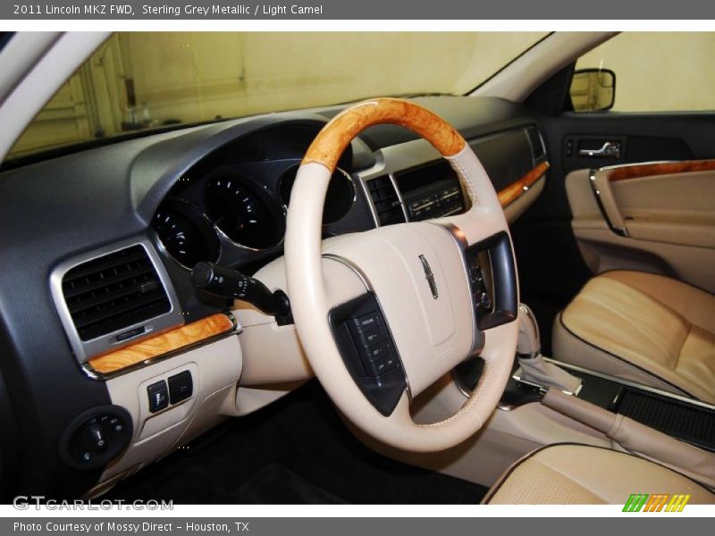 Sterling Grey Metallic / Light Camel 2011 Lincoln MKZ FWD