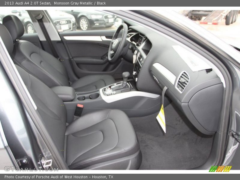 Monsoon Gray Metallic / Black 2013 Audi A4 2.0T Sedan