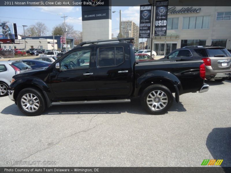 Super Black / Steel 2011 Nissan Frontier SL Crew Cab 4x4