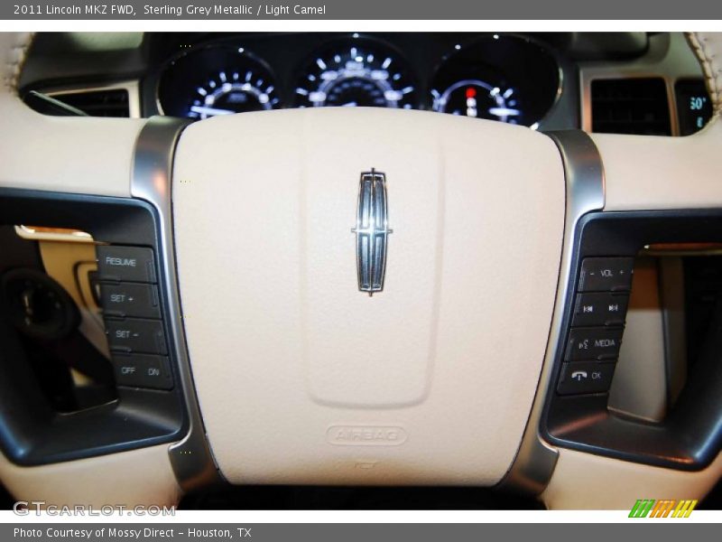 Sterling Grey Metallic / Light Camel 2011 Lincoln MKZ FWD