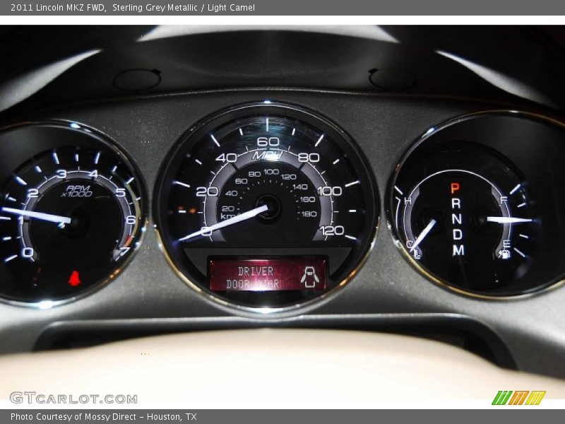 Sterling Grey Metallic / Light Camel 2011 Lincoln MKZ FWD