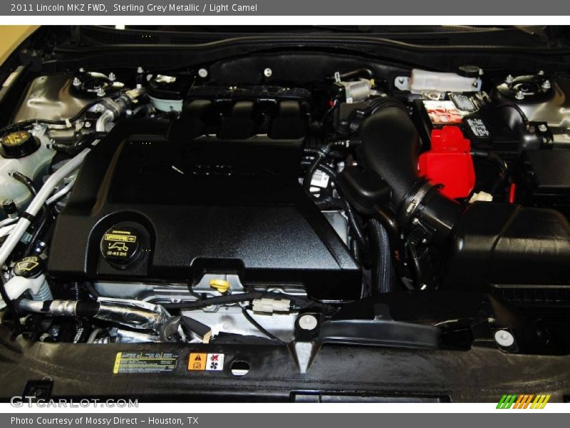 Sterling Grey Metallic / Light Camel 2011 Lincoln MKZ FWD